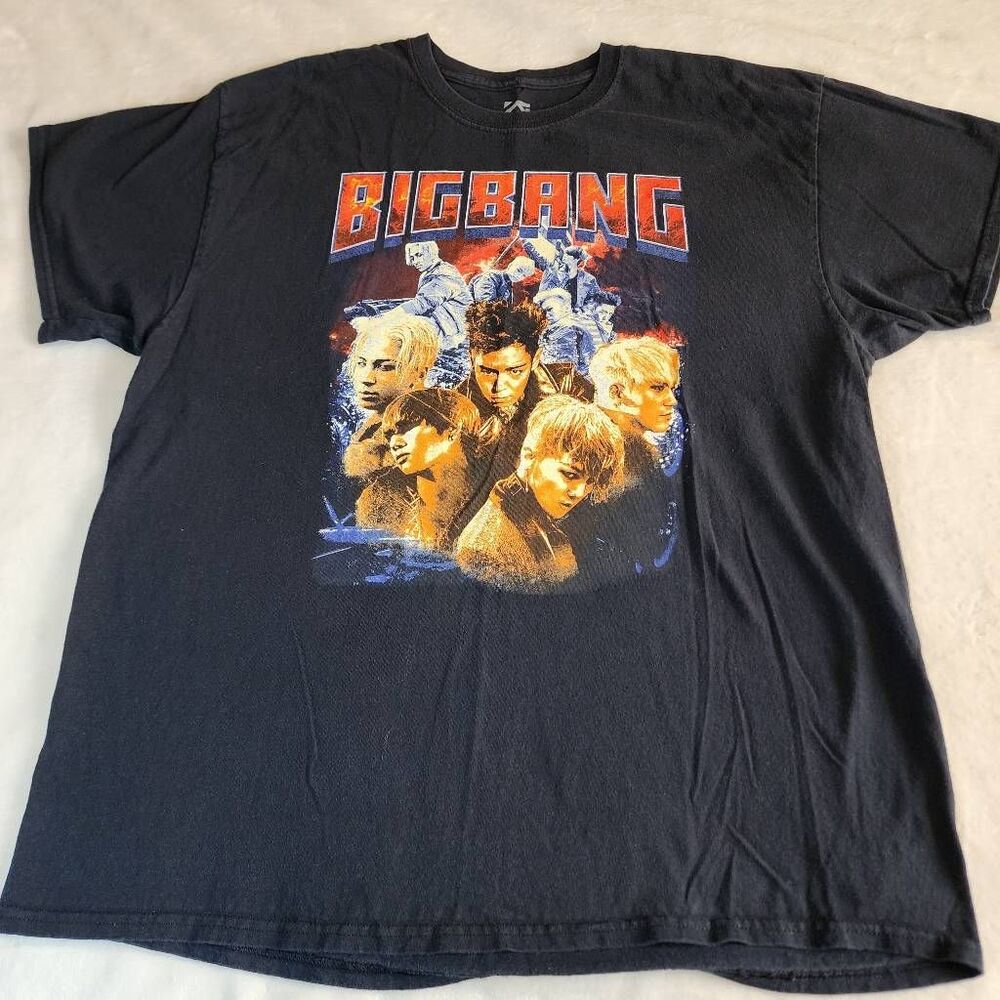 VG Big Bang K Pop Black Graphic Tshirt Size XL